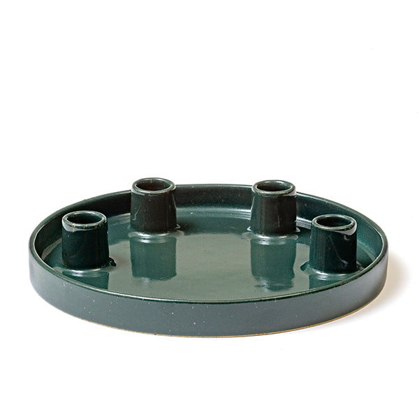 Candle tray (candles placed in a half circle)
